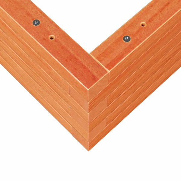 Pflanzkübel Holz 50x50 cm Wachsbraun