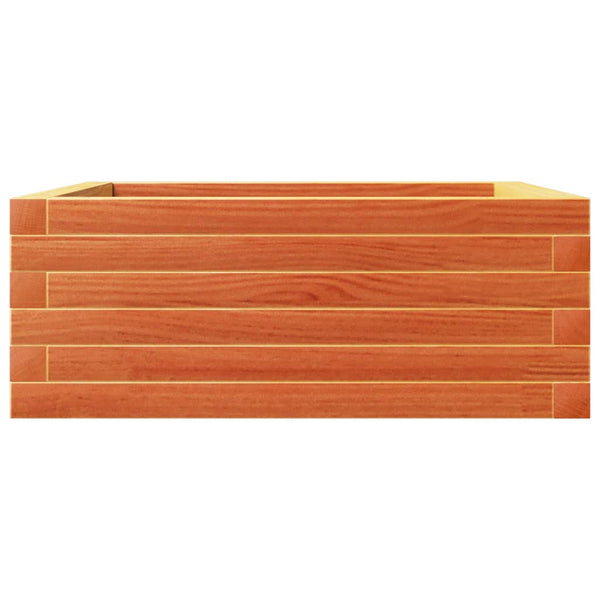 vidaXL Jardinière Bois massif de pin Marron miel 60x60x23 cm