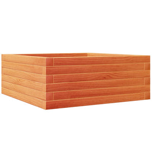 vidaXL Jardinière Bois massif de pin Marron miel 60x60x23 cm