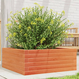 vidaXL Jardinière Bois massif de pin Marron miel 60x60x23 cm
