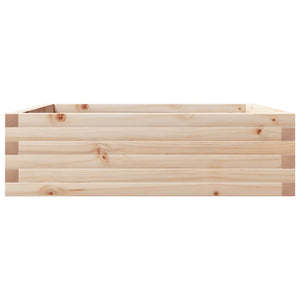Massiver Pflanzkübel aus Kiefernholz 80x80 cm