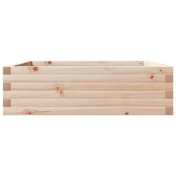 Massiver Pflanzkübel aus Kiefernholz 80x80 cm