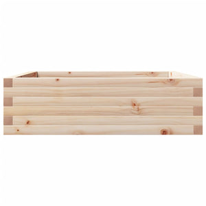 Massiver Pflanzkübel aus Kiefernholz 80x80 cm