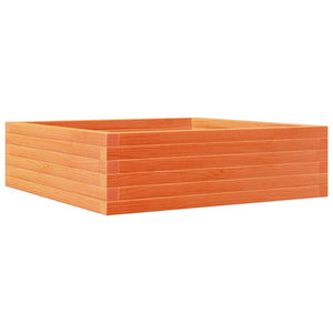 vidaXL Jardinière marron miel 80x80x23 cm Bois de pin massif