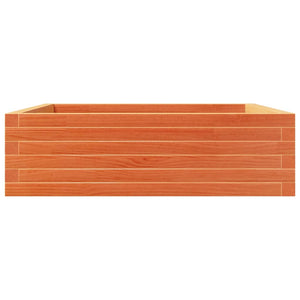 vidaXL Jardinière marron miel 80x80x23 cm Bois de pin massif
