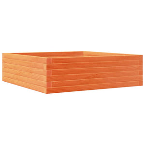 vidaXL Jardinière marron miel 80x80x23 cm Bois de pin massif