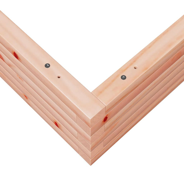 Massivholz Pflanzkübel Douglasie 100x100x23 cm