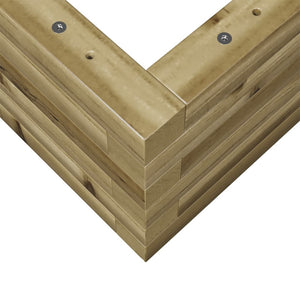 Pflanzkübel Kiefernholz 90x40x23 cm