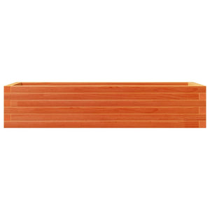 Pflanzkübel Wachsbraun Kiefer Massivholz 110cm