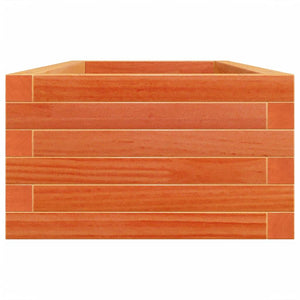 Pflanzkübel Wachsbraun Kiefer Massivholz 110cm