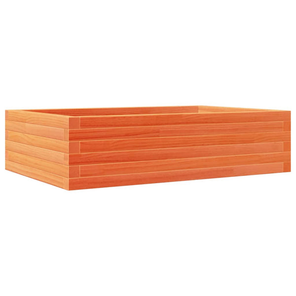 Pflanzkübel aus Kiefernholz, Wachsbraun, 90x60x23 cm