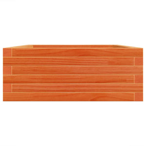 Pflanzkübel aus Kiefernholz, Wachsbraun, 90x60x23 cm