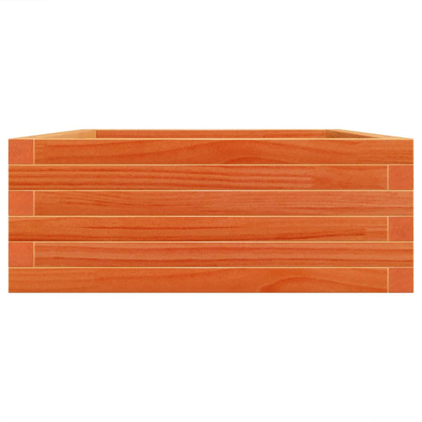 Pflanzkübel aus Kiefernholz, Wachsbraun, 90x60x23 cm