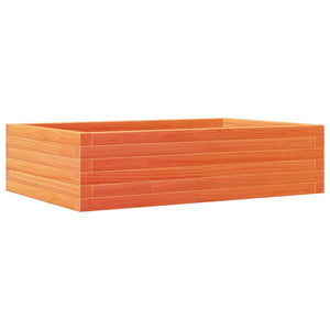 Pflanzkübel aus Kiefernholz, Wachsbraun, 90x60x23 cm