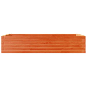 Pflanzkübel Wachsbraun 110cm Kiefer Massivholz