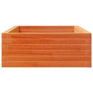 Pflanzkübel Wachsbraun 110cm Kiefer Massivholz