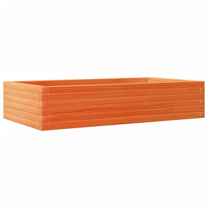 Pflanzkübel Wachsbraun 110cm Kiefer Massivholz