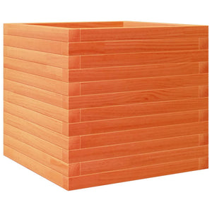 Pflanzkübel Kiefer Massivholz 50x50 cm Wachsbraun