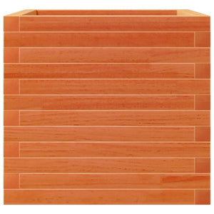 Pflanzkübel Kiefer Massivholz 50x50 cm Wachsbraun
