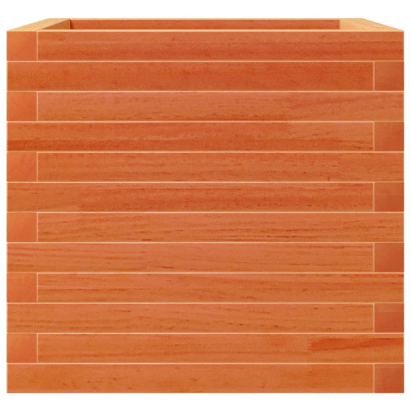 Pflanzkübel Kiefer Massivholz 50x50 cm Wachsbraun