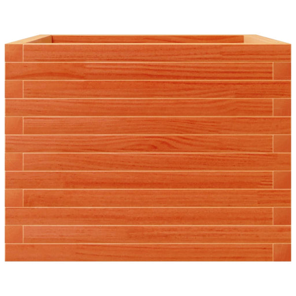 Holz Pflanzkübel Wachsbraun 60x60 cm