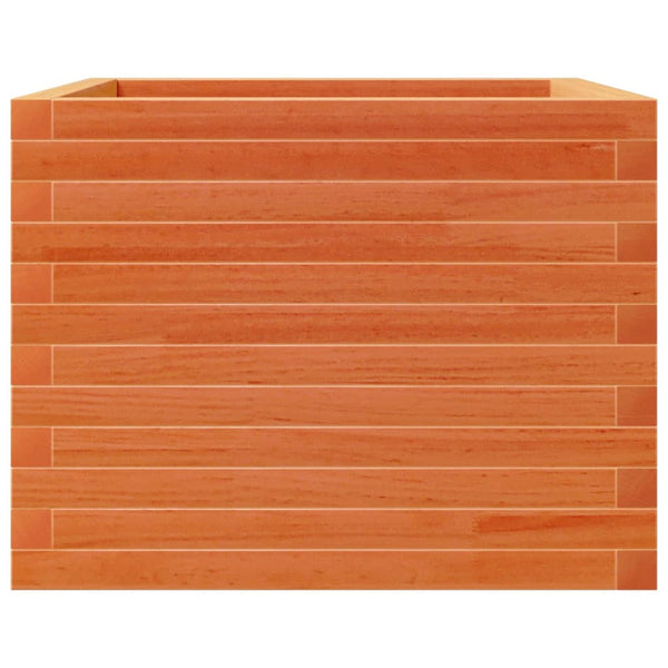 Holz Pflanzkübel Wachsbraun 60x60 cm
