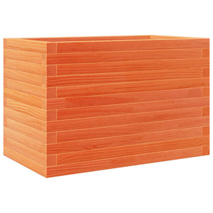 Pflanzkübel Wachsbraun 70x40x45,5 cm Kiefer Massivholz