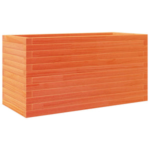 Pflanzkübel Wachsbraun 90x40x45,5cm Kiefer Massivholz