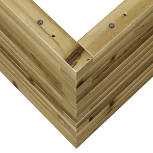 Pflanzkübel Kiefernholz 90x40x45,5 cm