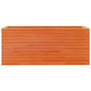 Pflanzkübel Wachsbraun 110cm Kiefer Massivholz