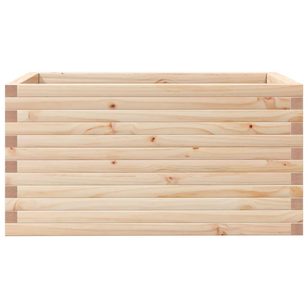 Holz Pflanzkübel 90x60x45,5cm Kiefer Massiv