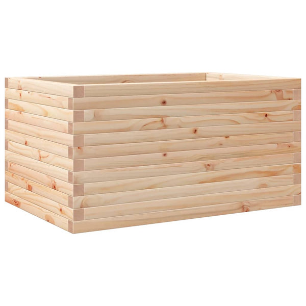 Holz Pflanzkübel 90x60x45,5cm Kiefer Massiv