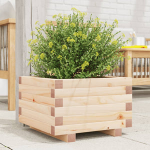 Pflanzkübel Kiefer Massivholz 40x40 cm