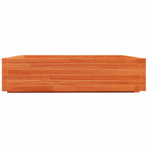 Holz Pflanzkübel Wachsbraun 100x100 cm