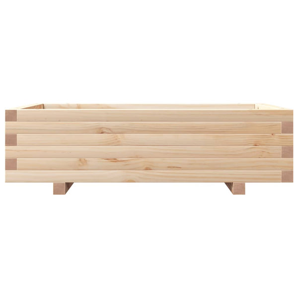 Pflanzkübel aus Kiefernholz 90x60x26,5 cm