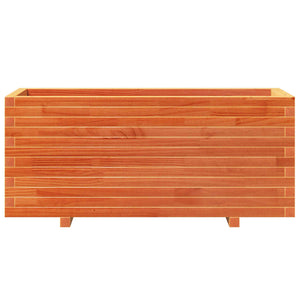 Holz Pflanzkübel Wachsbraun 110 cm