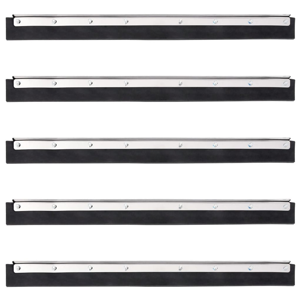 Bodenabzieher 5er-Set, 55 cm, Stahl/Gummi