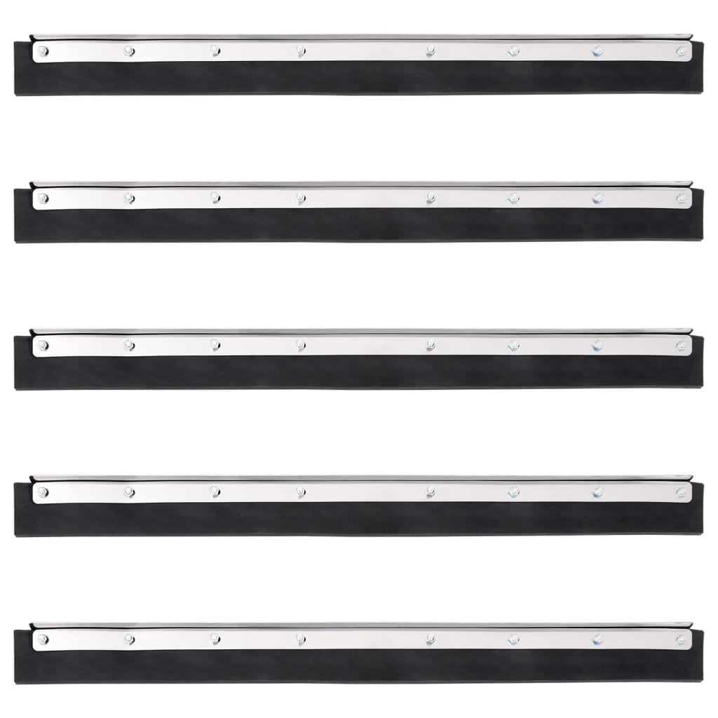 Bodenabzieher 5er-Set, 55 cm, Stahl/Gummi