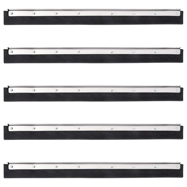 Bodenabzieher 5er-Set, 55 cm, Stahl/Gummi