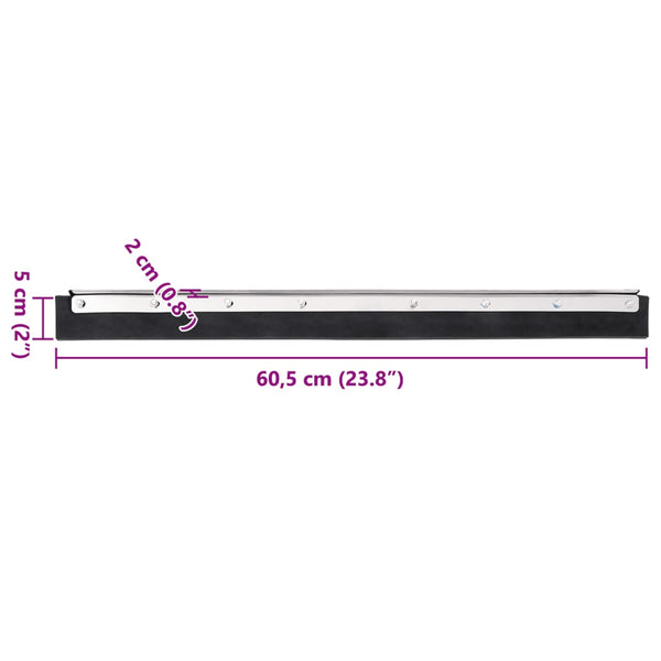 Bodenabzieher 5er-Set, 60,5 cm
