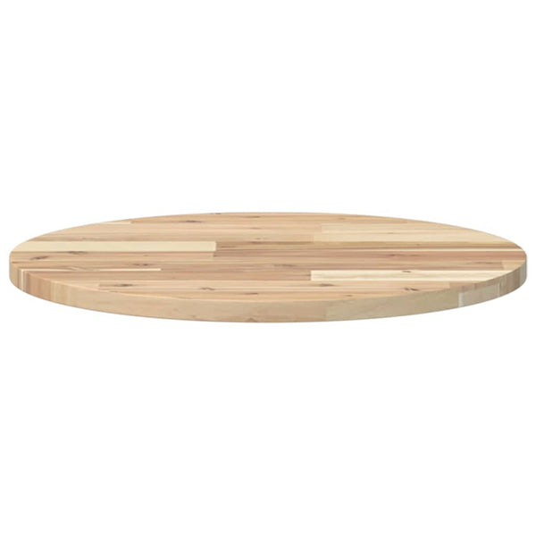 Tischplatte Rund Ø50cm Akazie Massivholz
