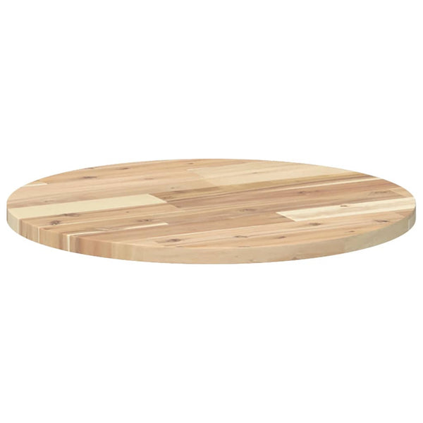 Tischplatte Rund Ø50cm Akazie Massivholz