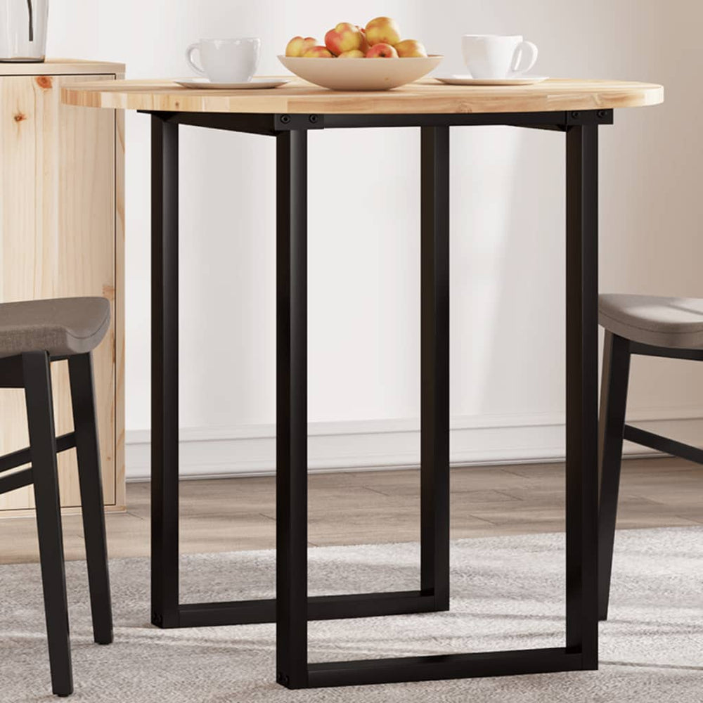 Runde Tischplatte Akazie Ø80cm
