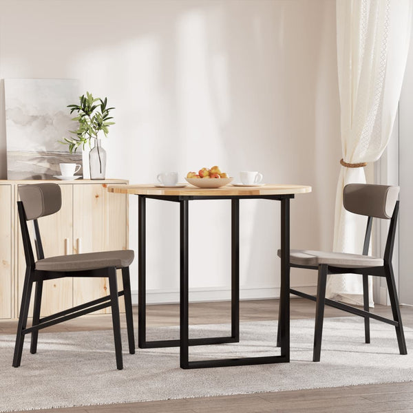 Runde Tischplatte Akazie Massivholz Ø90cm