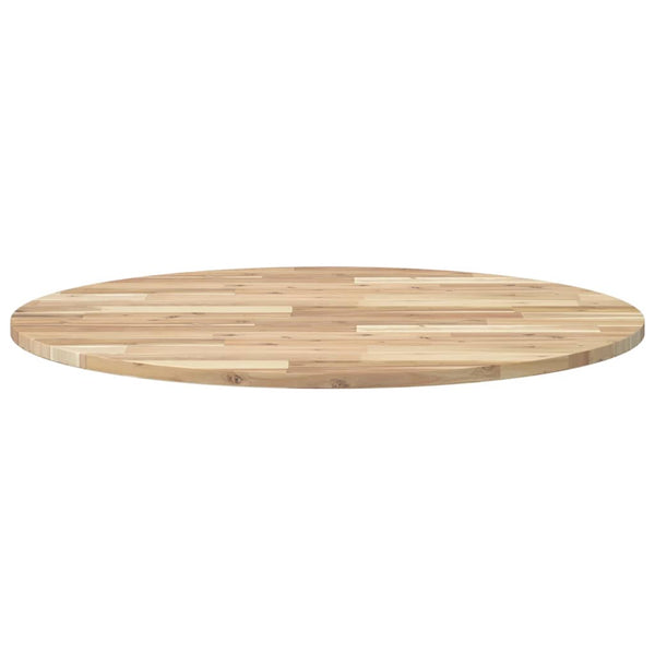 Runde Tischplatte Akazie Massivholz Ø90cm