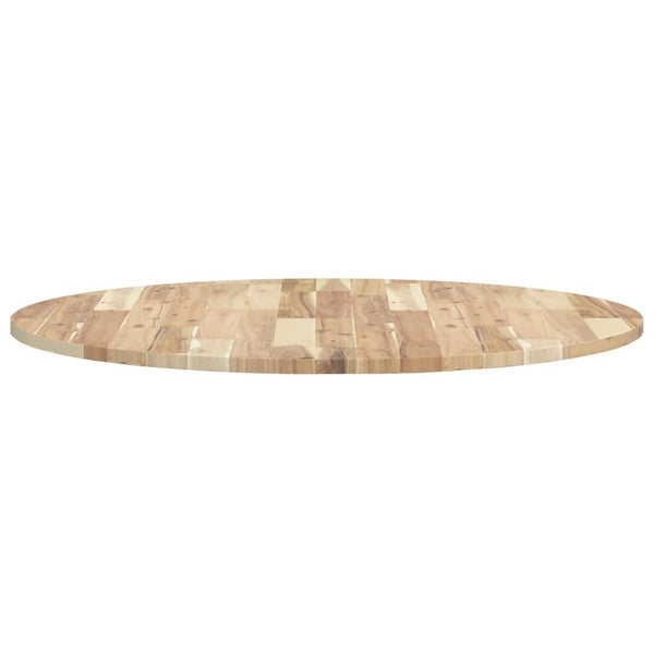 Runde Tischplatte Akazie Massivholz Ø90cm