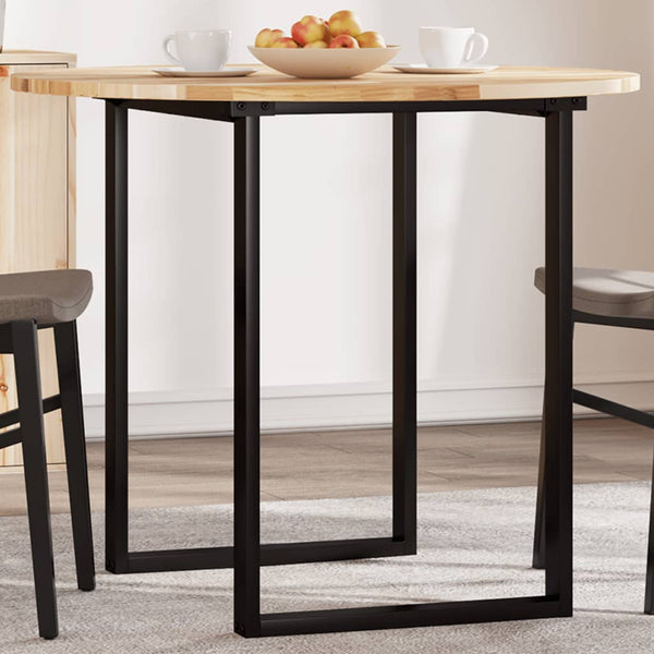 Runde Tischplatte Akazie Massivholz Ø90cm