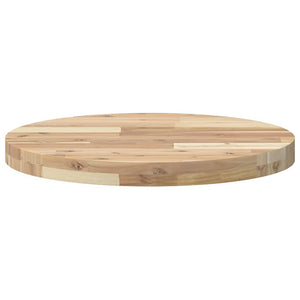 Runde Tischplatte Akazie Massivholz Ø50cm