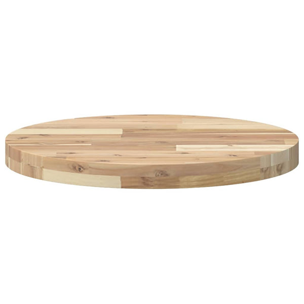 Runde Tischplatte Akazie Massivholz Ø50cm