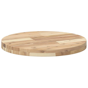 Runde Tischplatte Akazie Massivholz Ø50cm